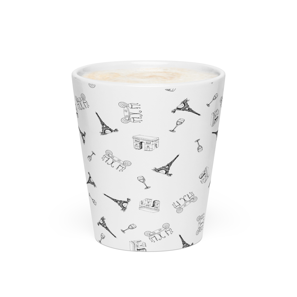 Parisian vibes Latte mug