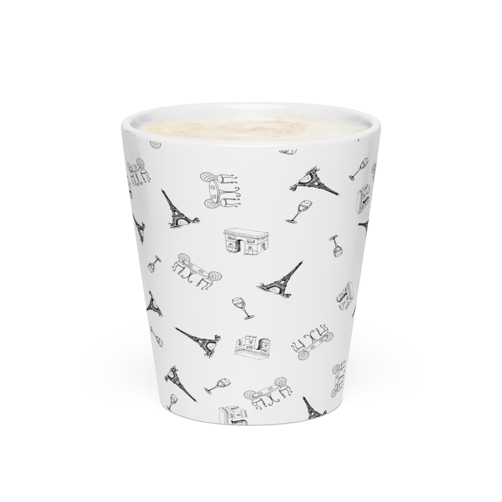 Parisian vibes Latte mug