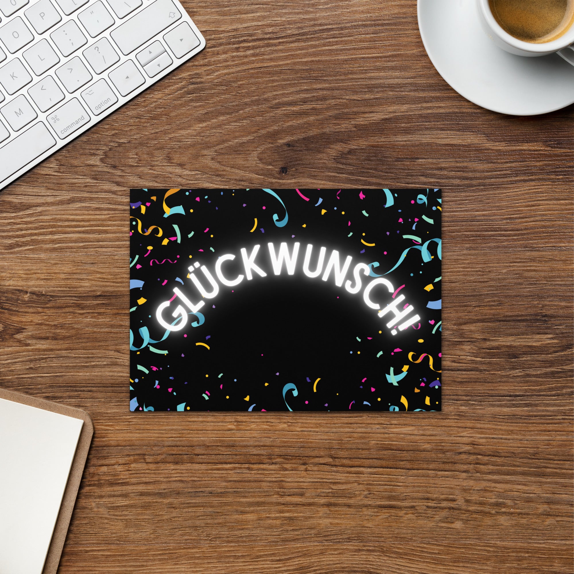 Glückwunsch konfetti Greeting card