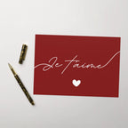 Je t'aime Greeting card by La Vie Bien
