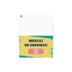 Wracaj do zdrowia Polish get well soon Greeting card by La Vie Bien