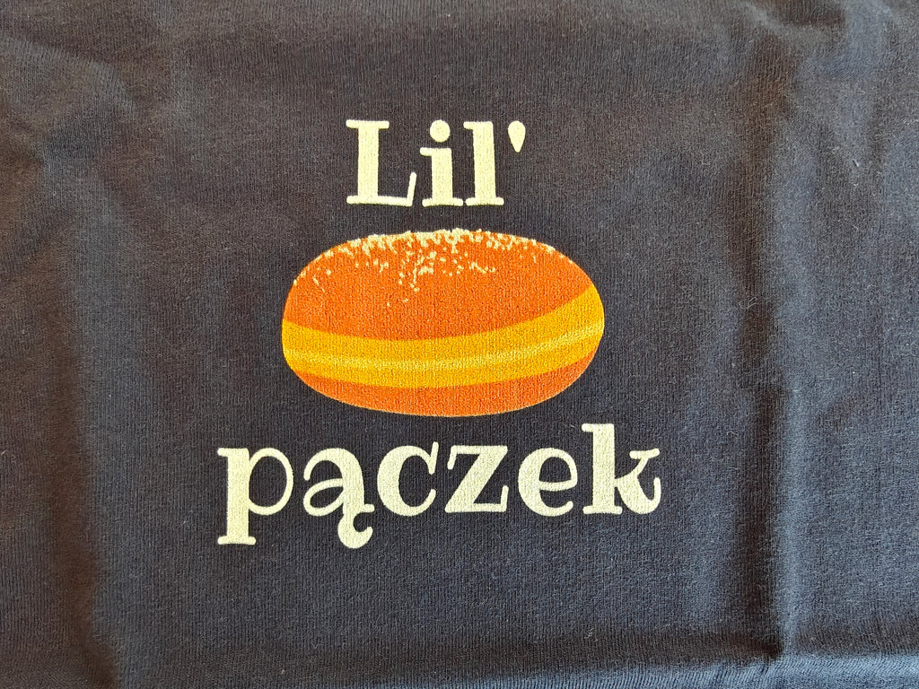 Lil' pączek Toddler jersey t-shirt, cute Polish fat Tuesday kids tee