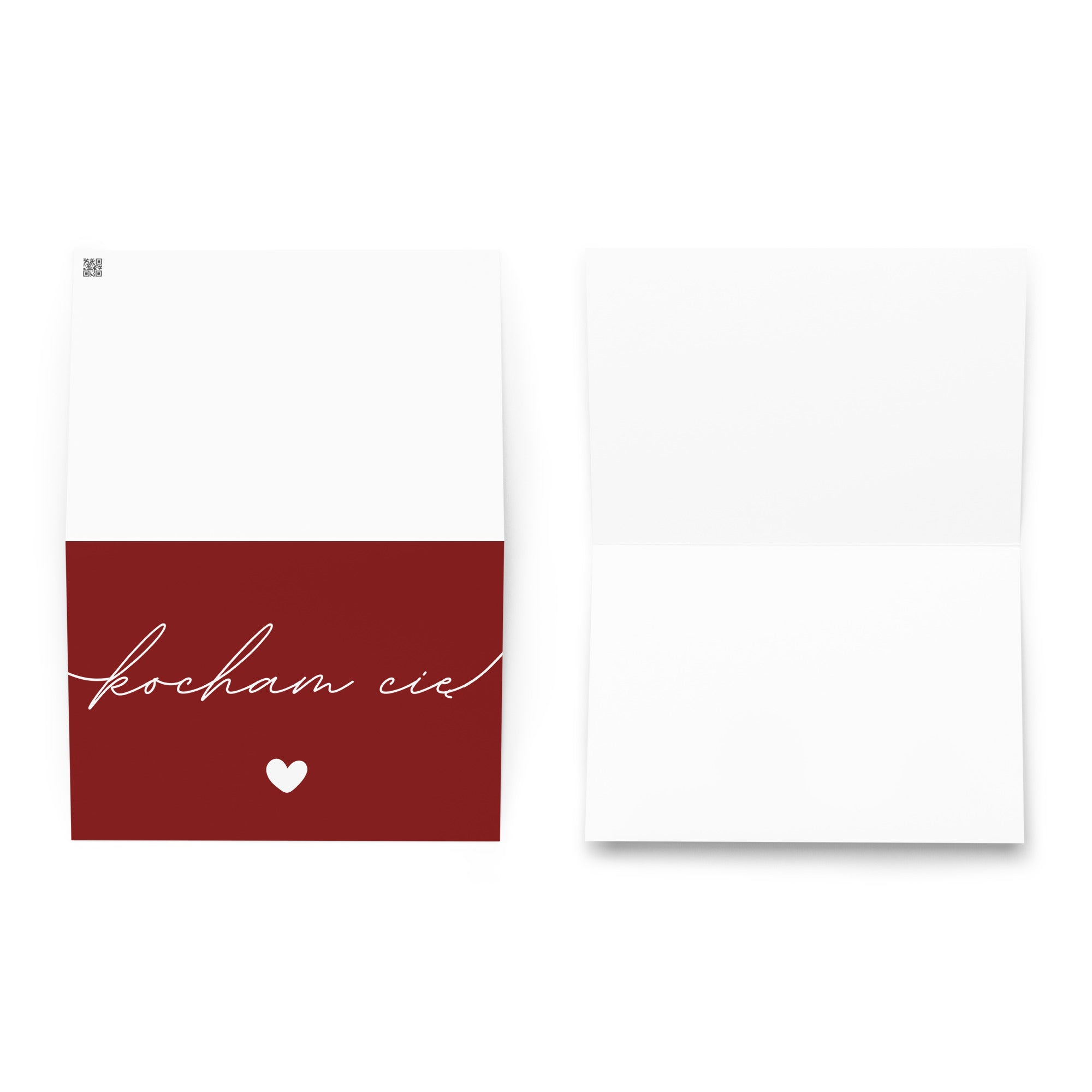 Kocham cię Greeting card