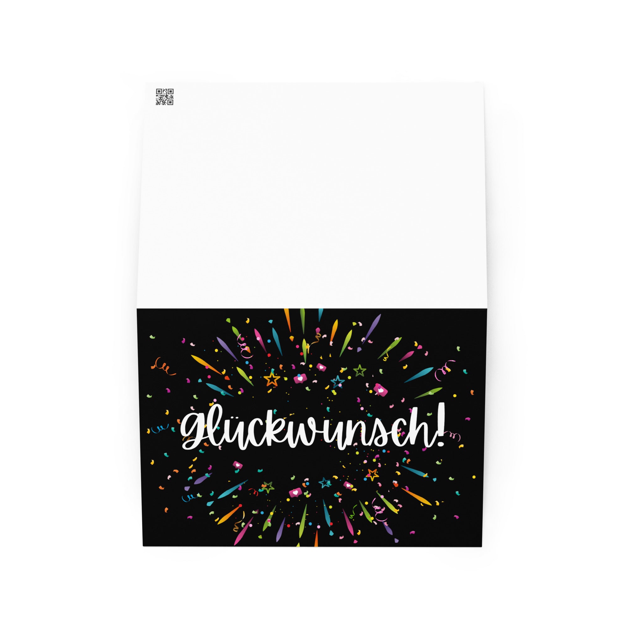 Glückwunsch Celebration Fireworks Greeting Card