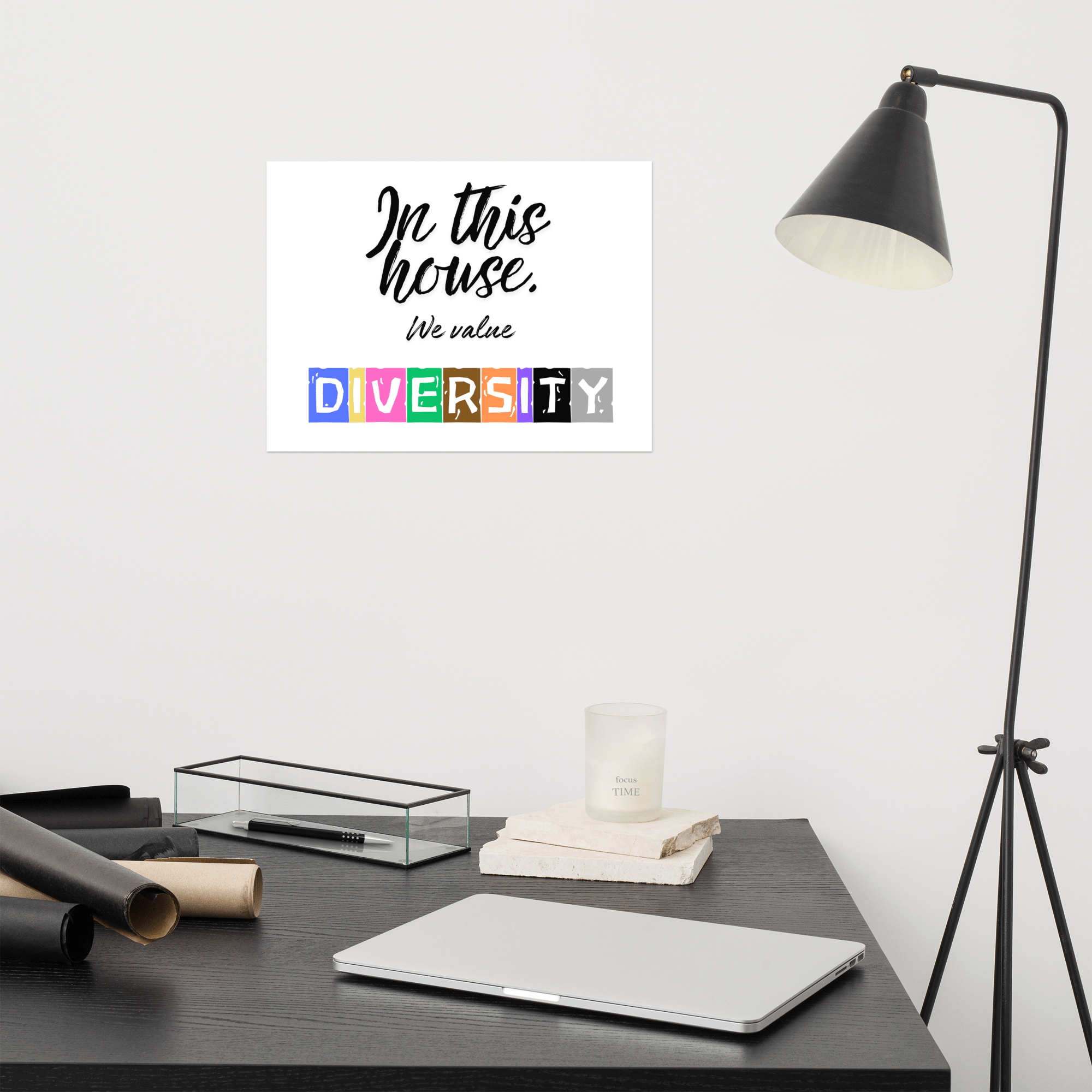 In this house, we value DIVERSITY Poster
