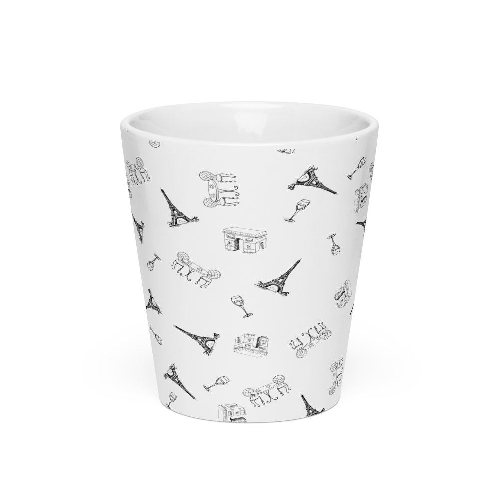 Parisian vibes Latte mug