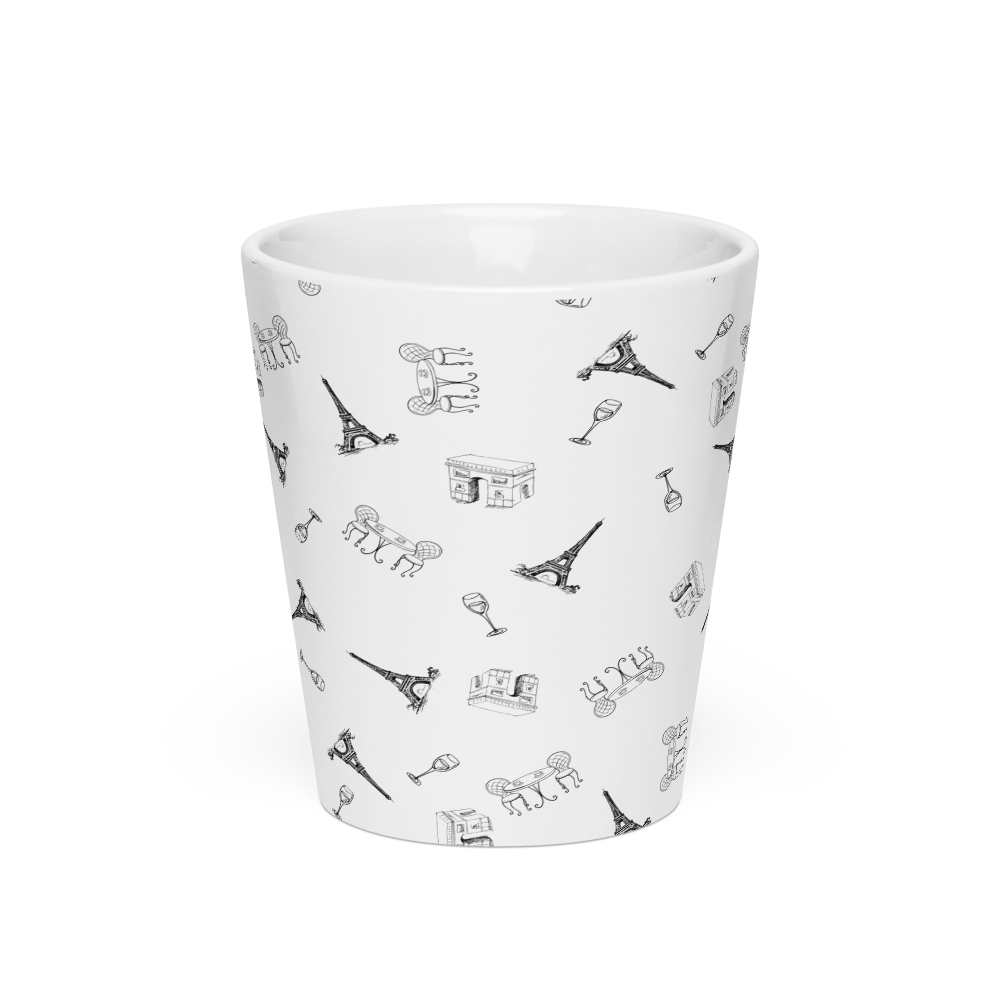 Parisian vibes Latte mug