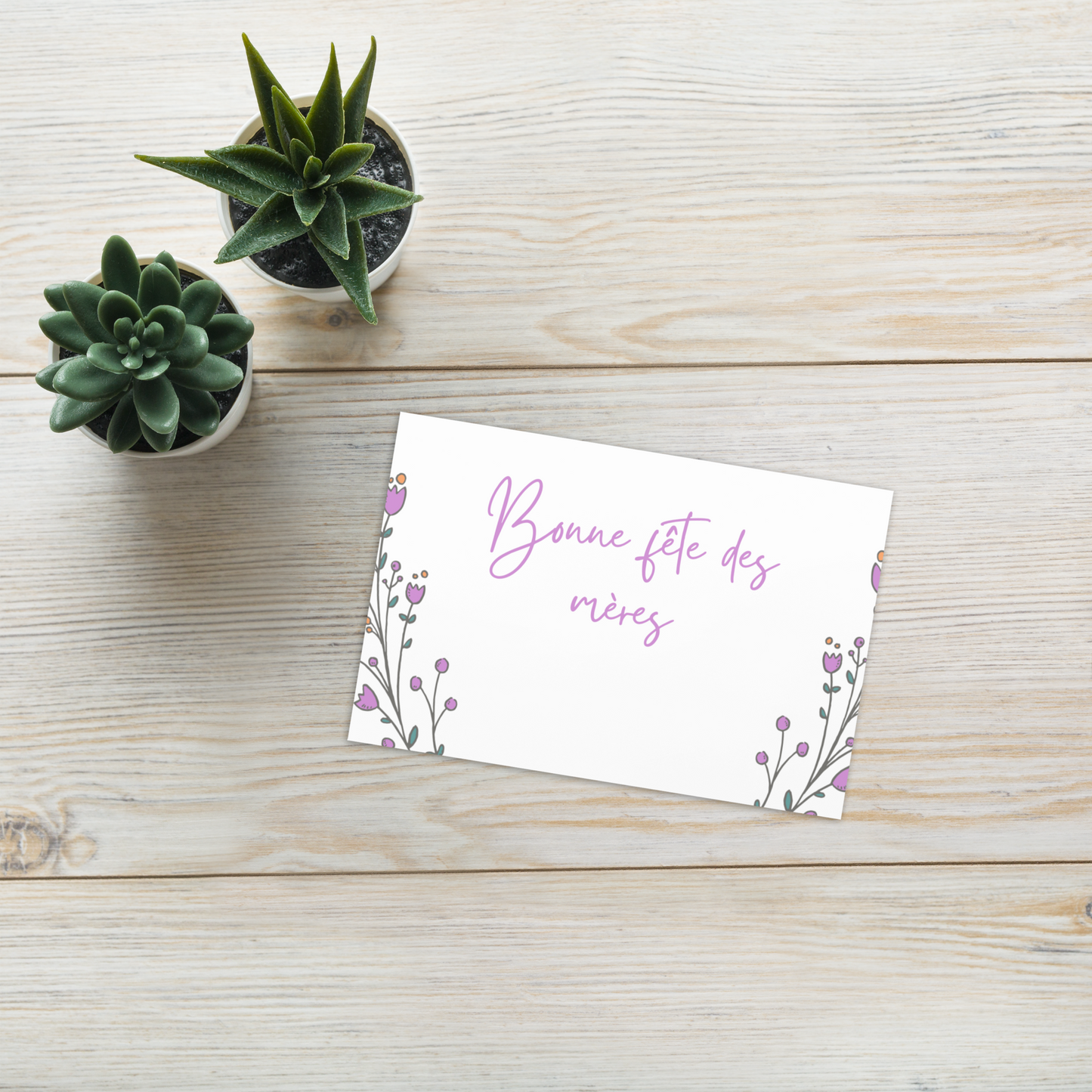 Bonne fête des mères Greeting card