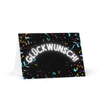 Glückwunsch konfetti Greeting card by La Vie Bien
