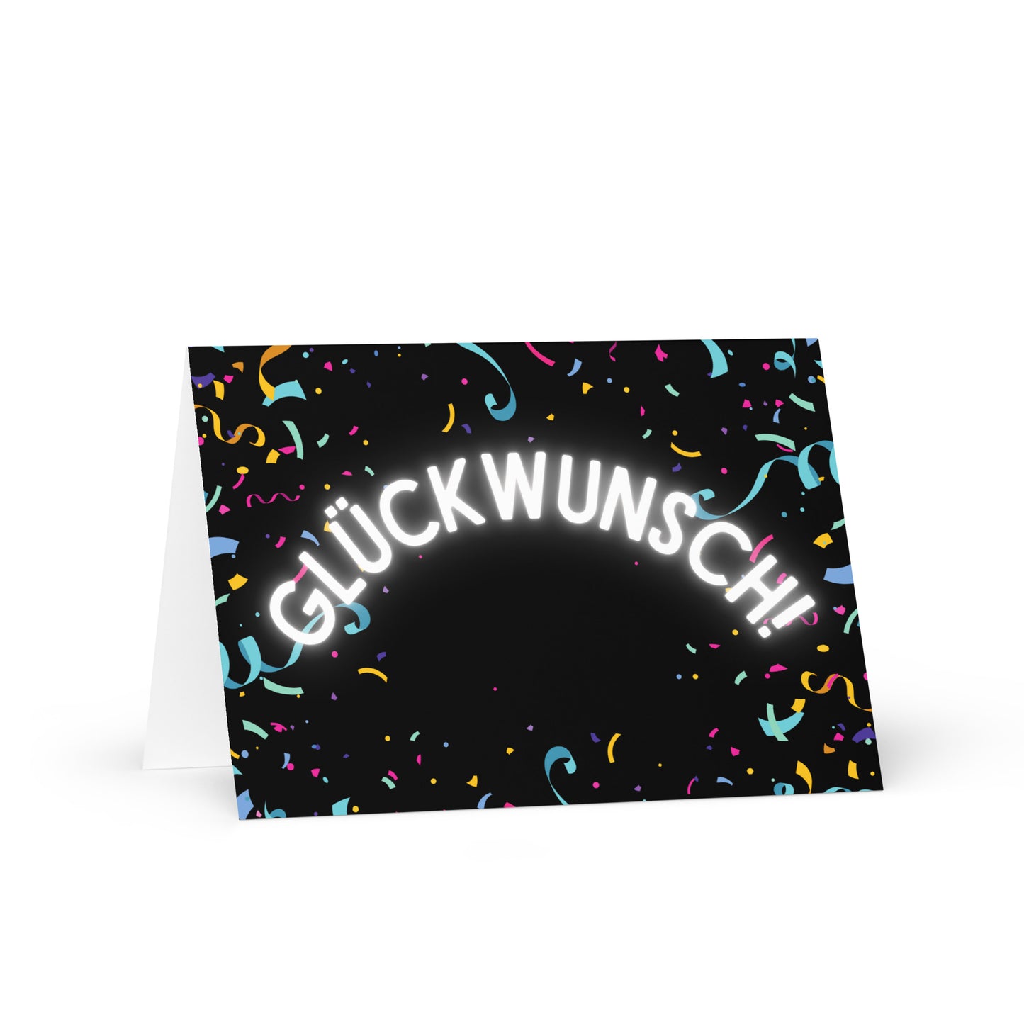 Glückwunsch konfetti Greeting card