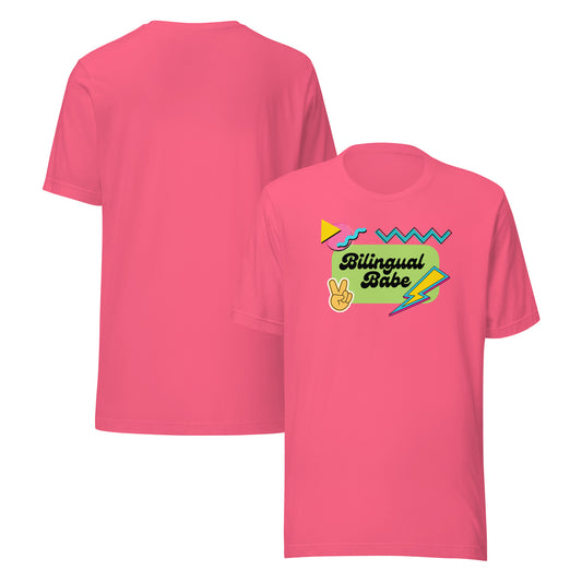 Bilingual Babe Unisex t-shirt