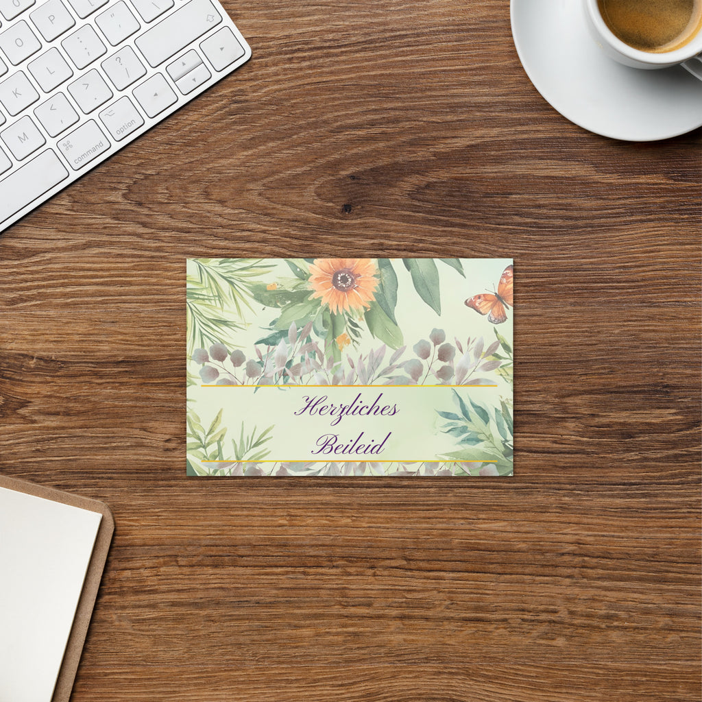 Herzliches Beileid sympathy card