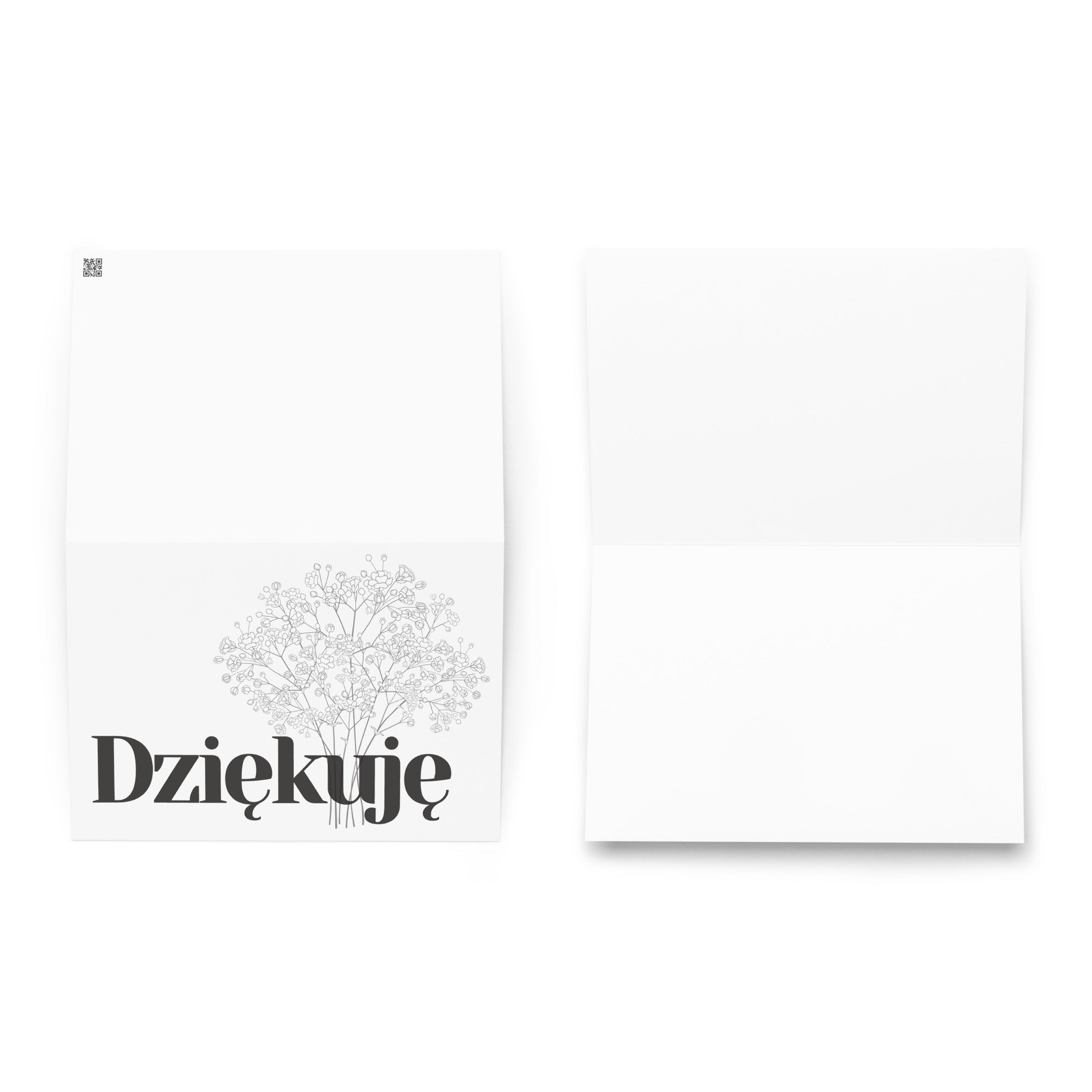 Dziękuję Polish Greeting card