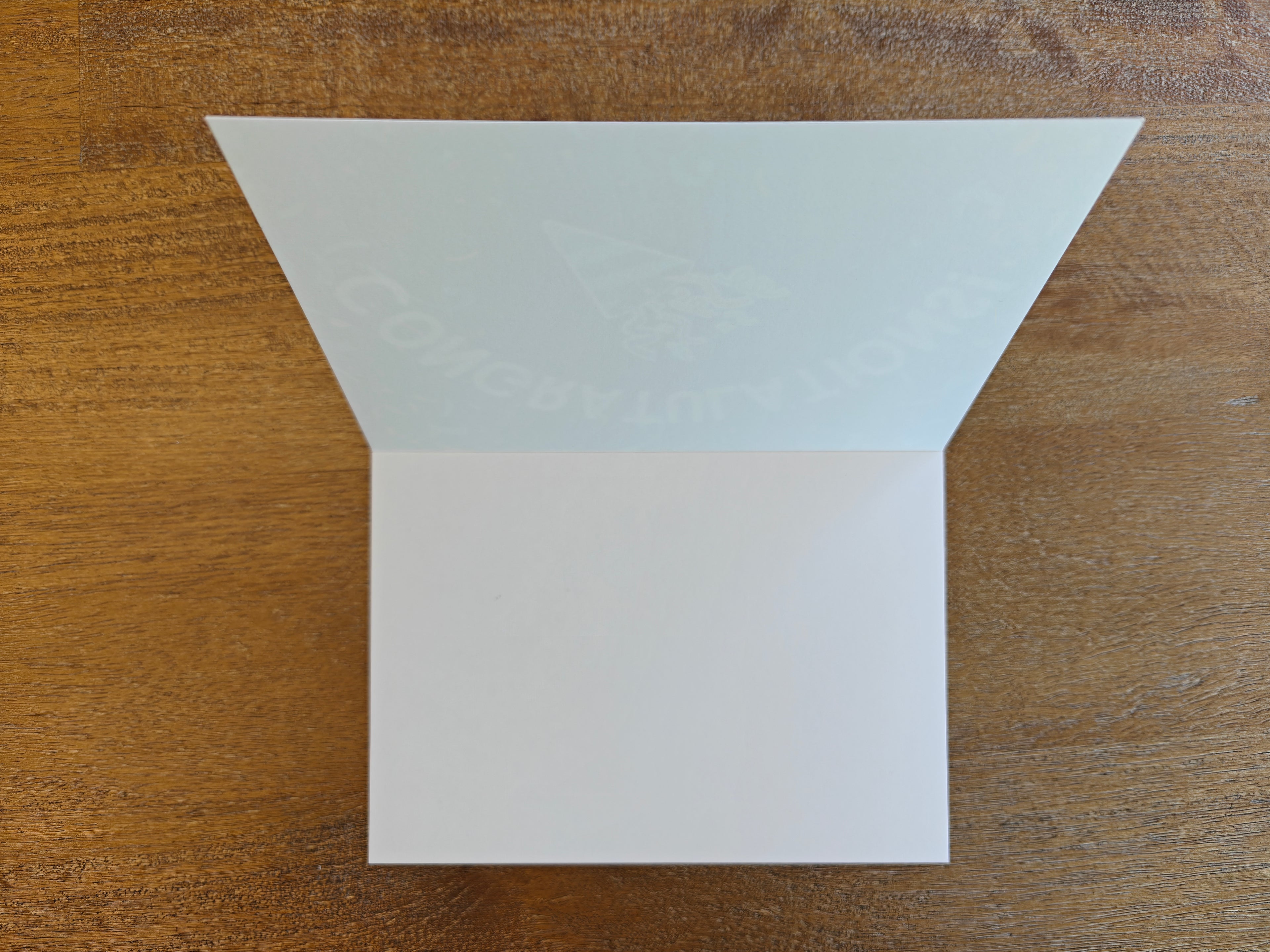 Congratulations colorful confetti design Greeting card, colorful graduate card, blank inside with envelope