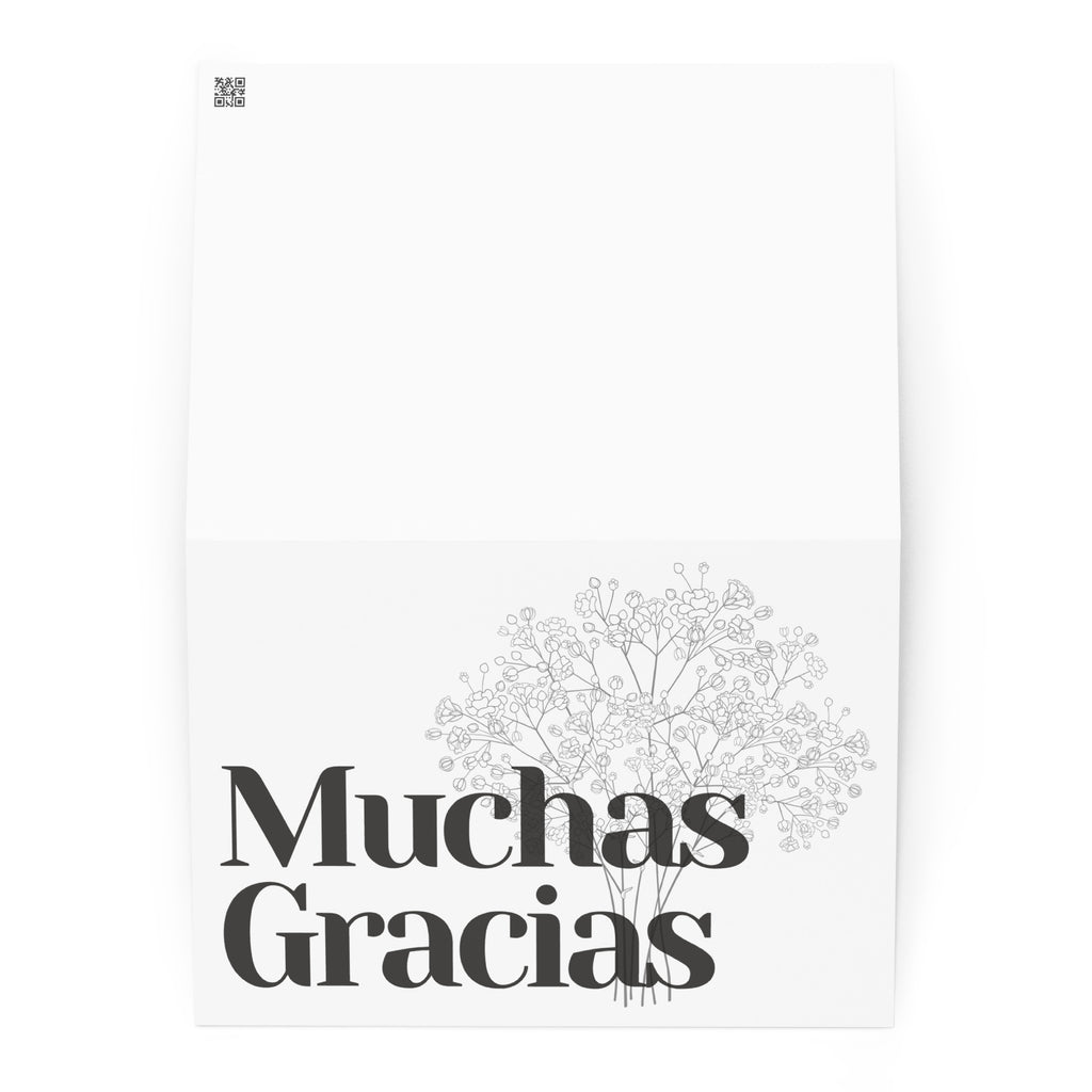 Muchas gracias Greeting card