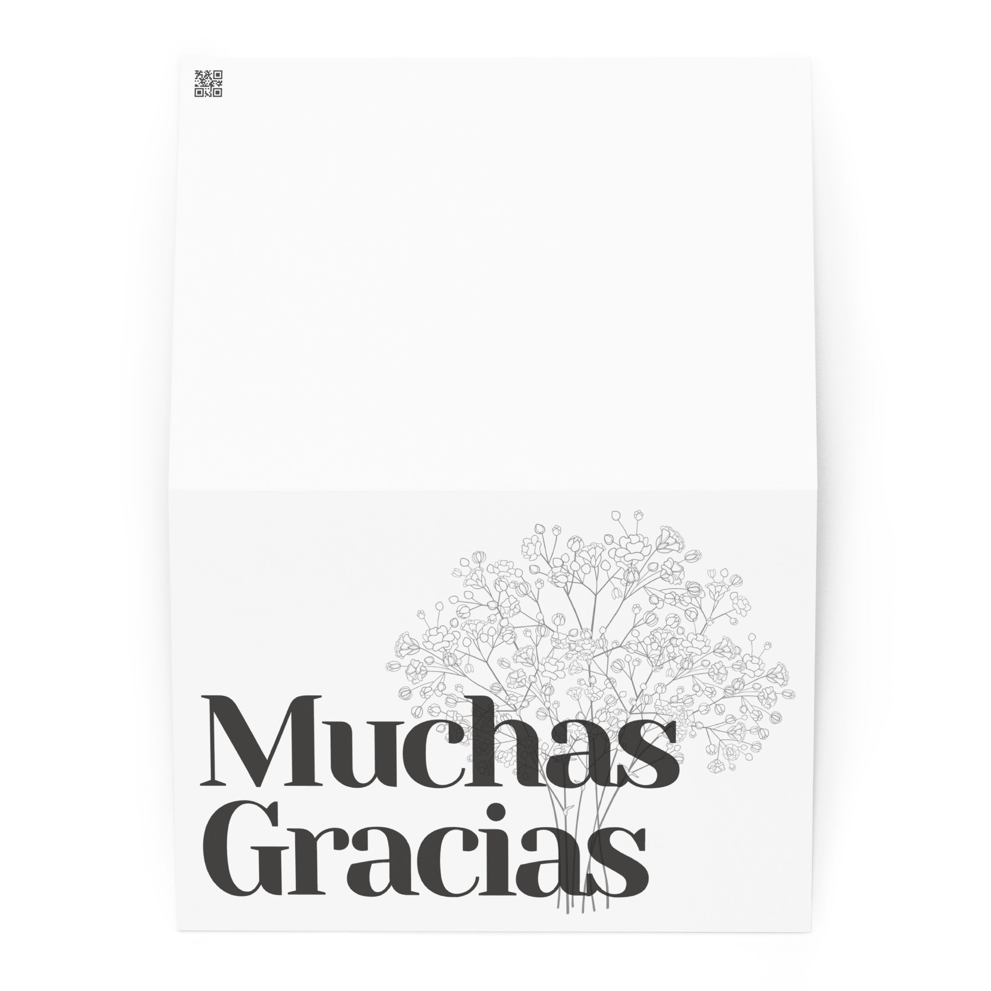 Muchas gracias Greeting card