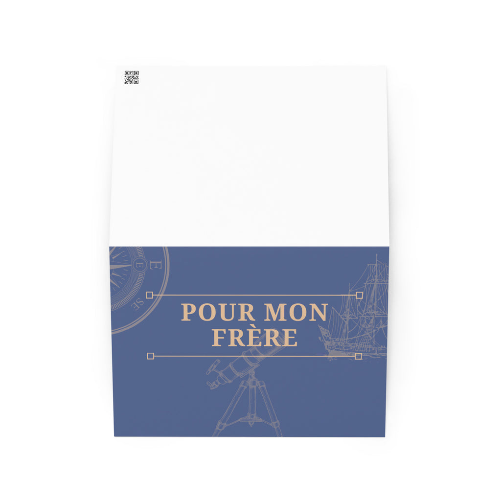 Pour mon frère Greeting card