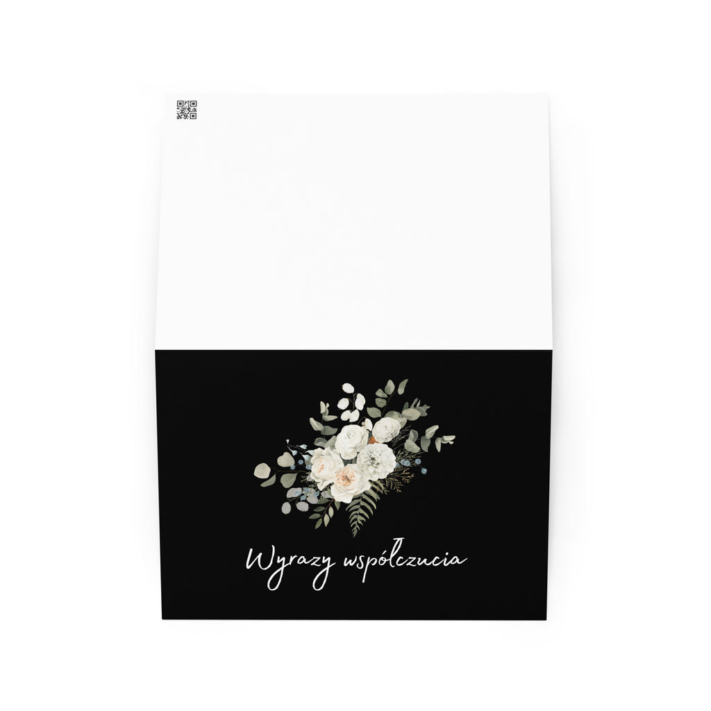 Wyrazy Współczucia Polish sympathy Greeting card - La Vie Bien - Card for grief - Condolences card