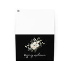 Wyrazy Współczucia Polish sympathy Greeting card by La Vie Bien