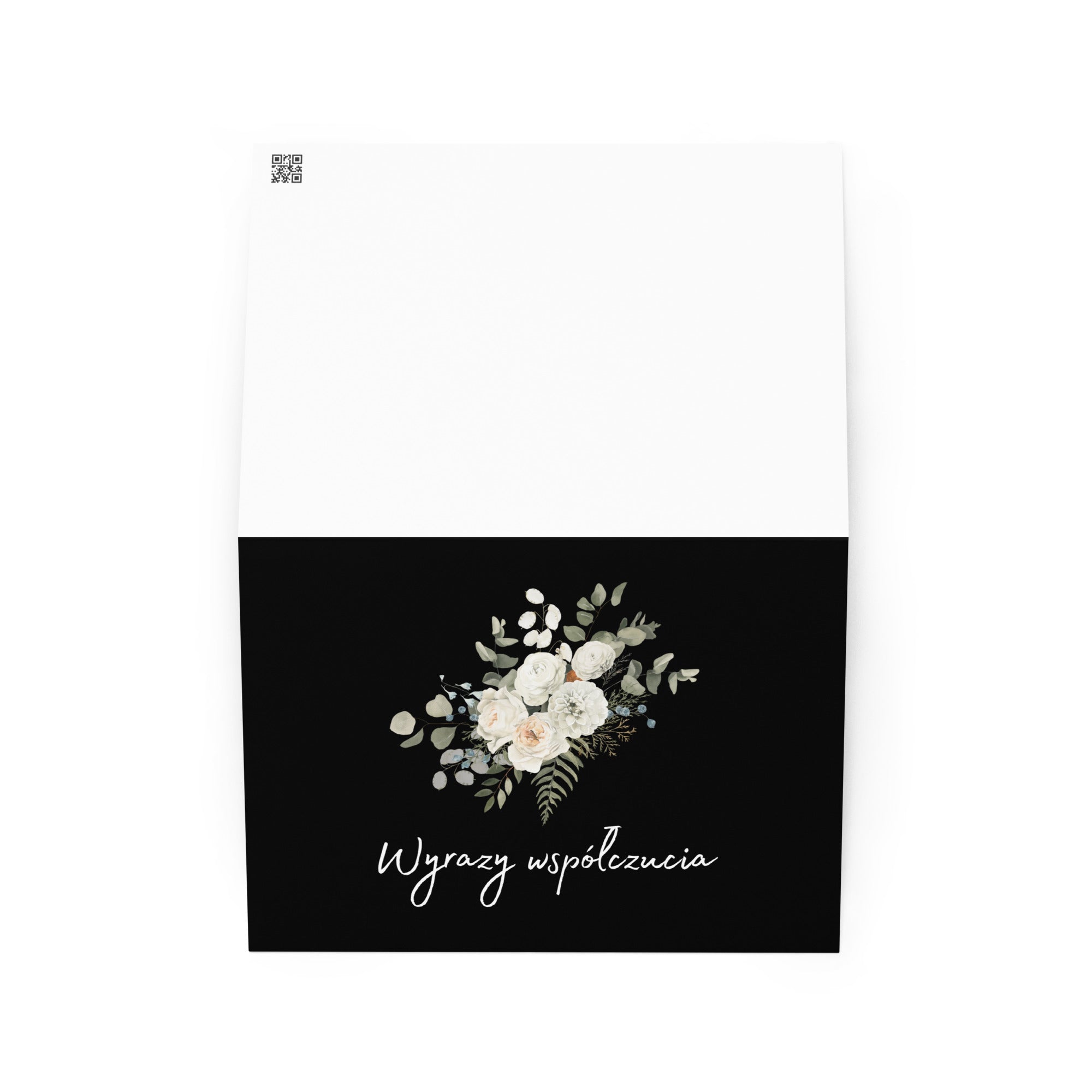 Wyrazy Współczucia Polish sympathy Greeting card - La Vie Bien - Card for grief - Condolences card