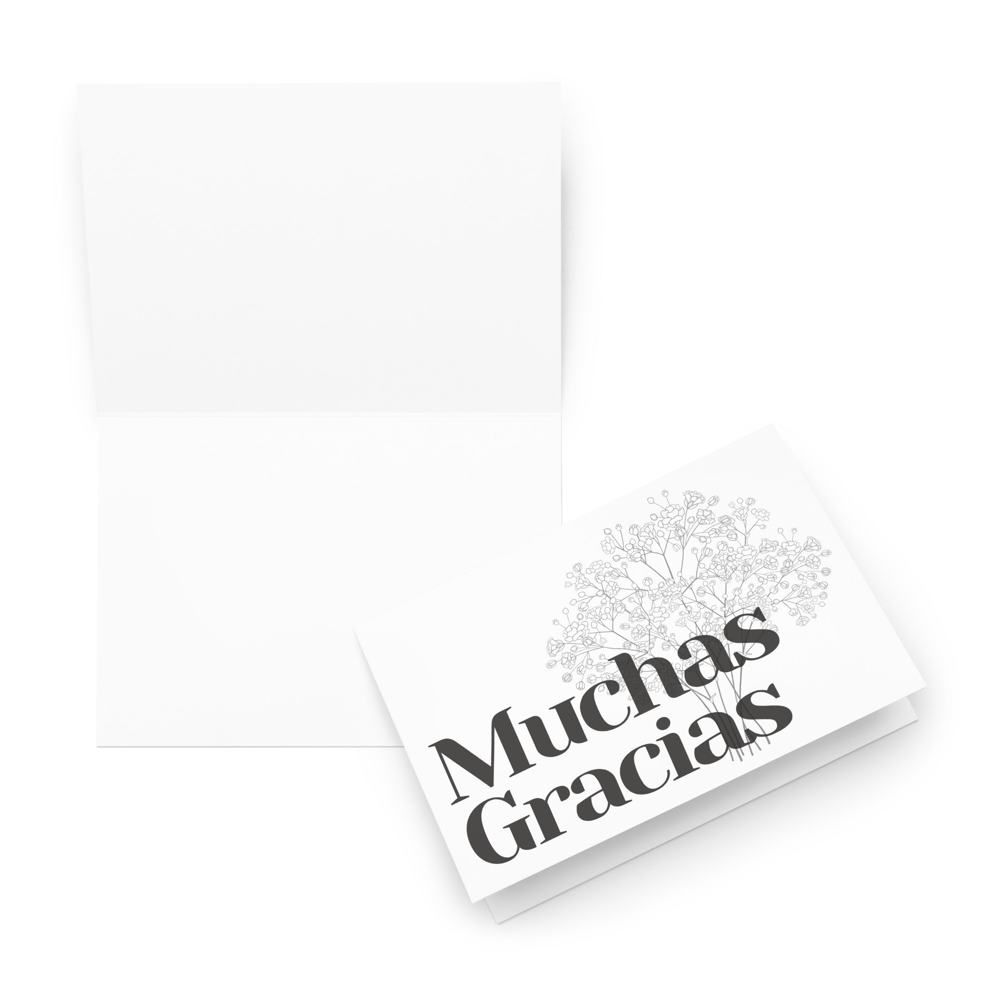Muchas gracias Greeting card