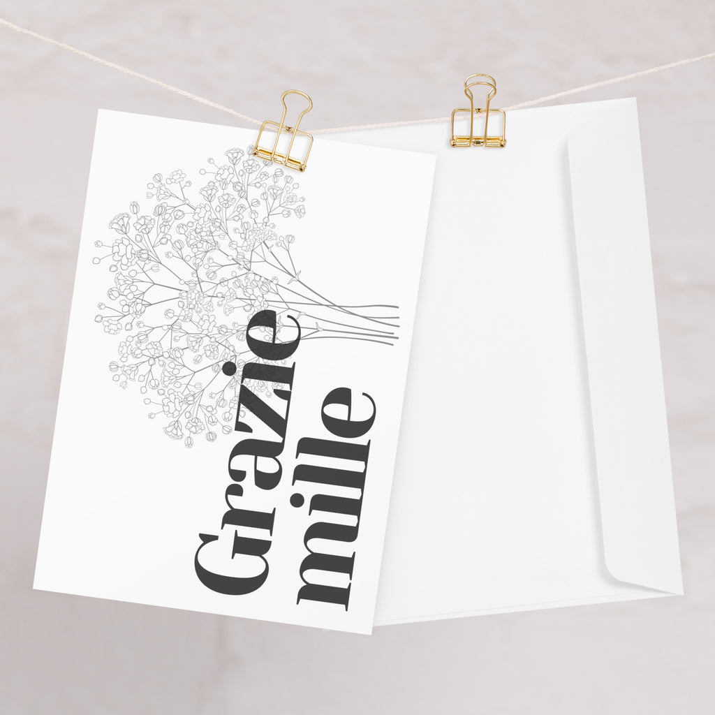 Grazie mille Greeting card