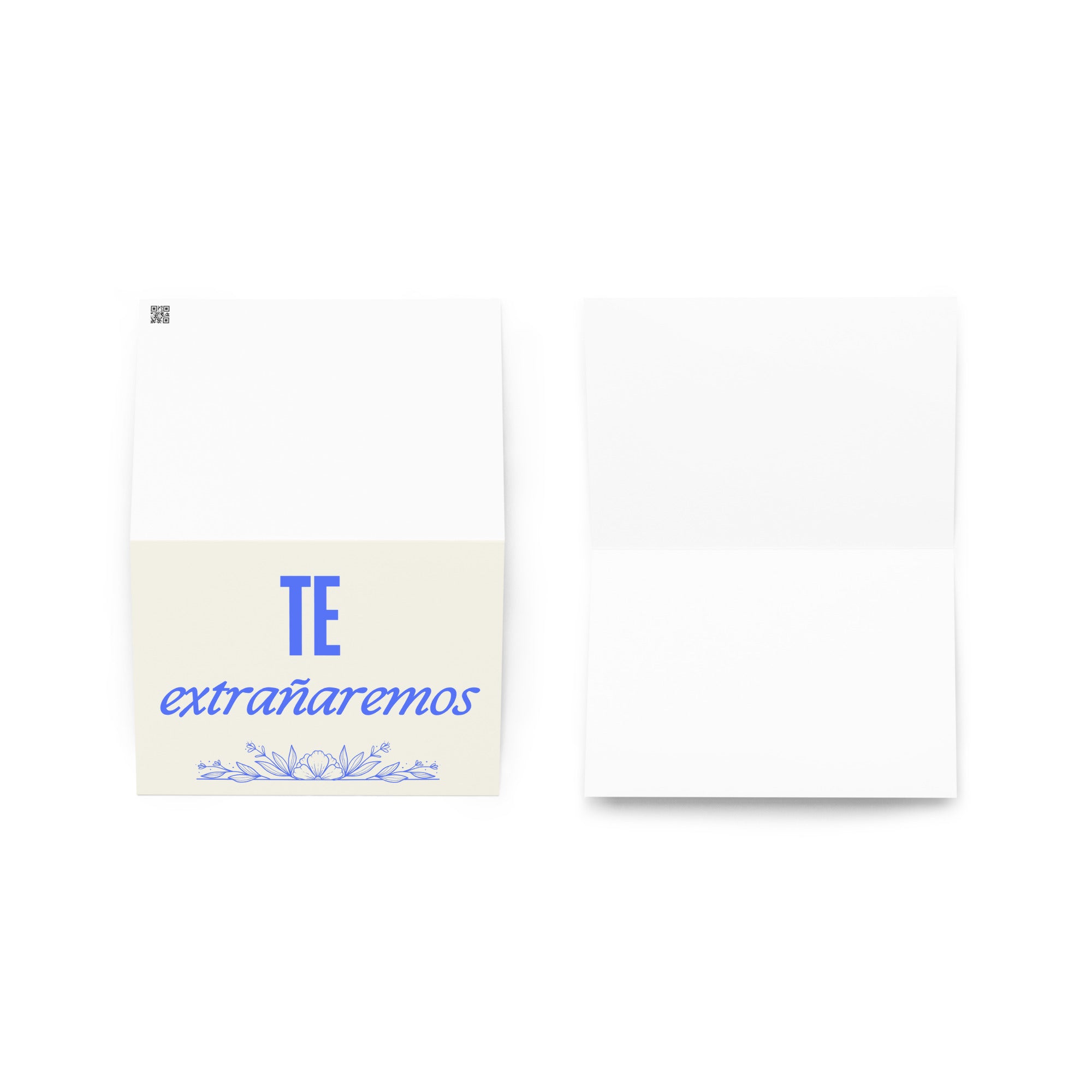 Te extrañaremos Greeting card
