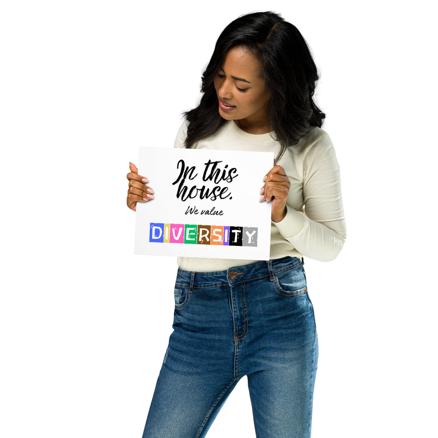 In this house, we value DIVERSITY Poster