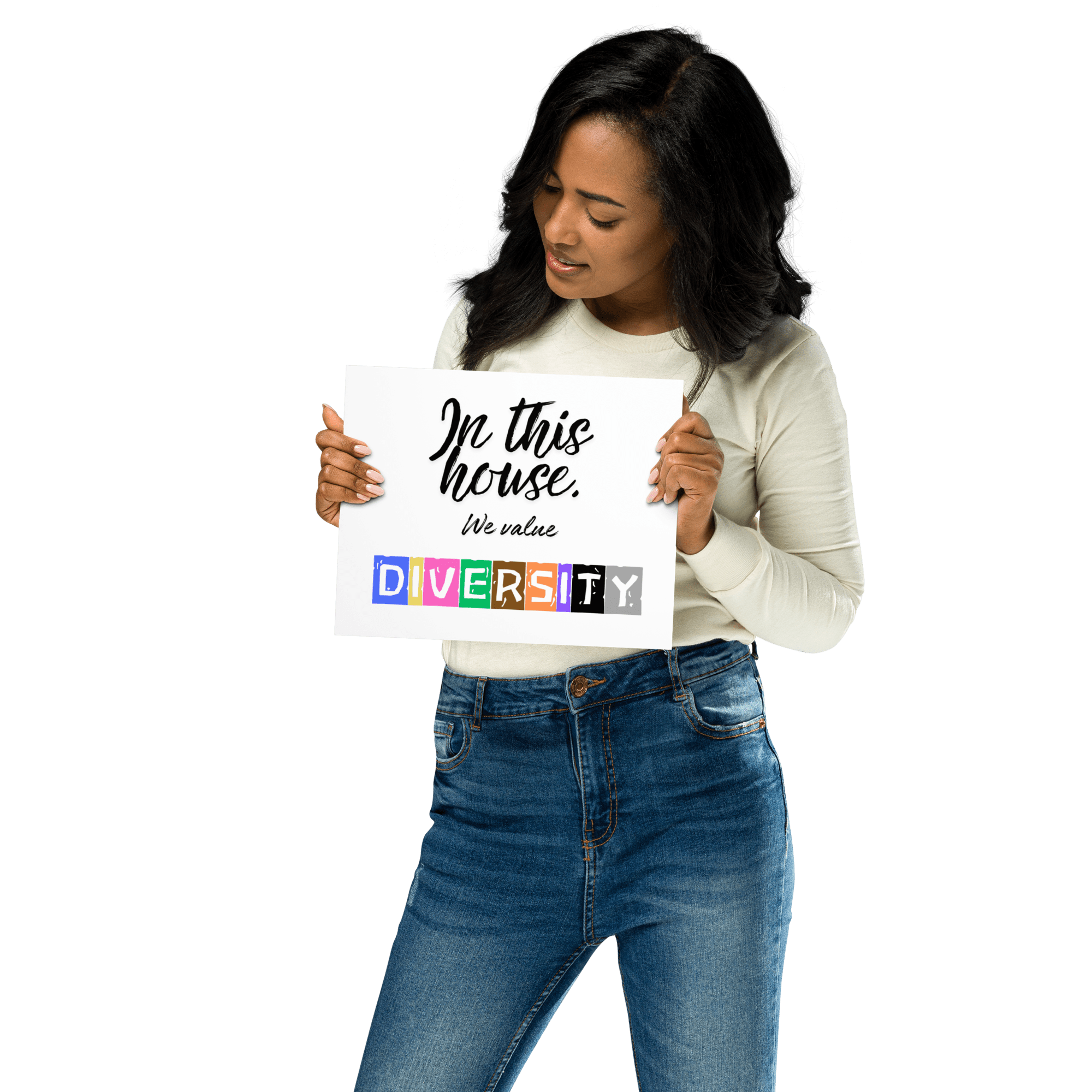 In this house, we value DIVERSITY Poster