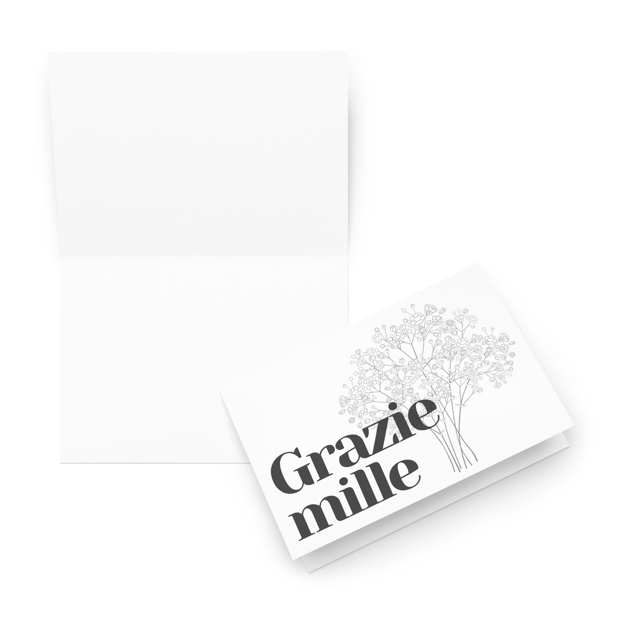 Grazie mille Greeting card
