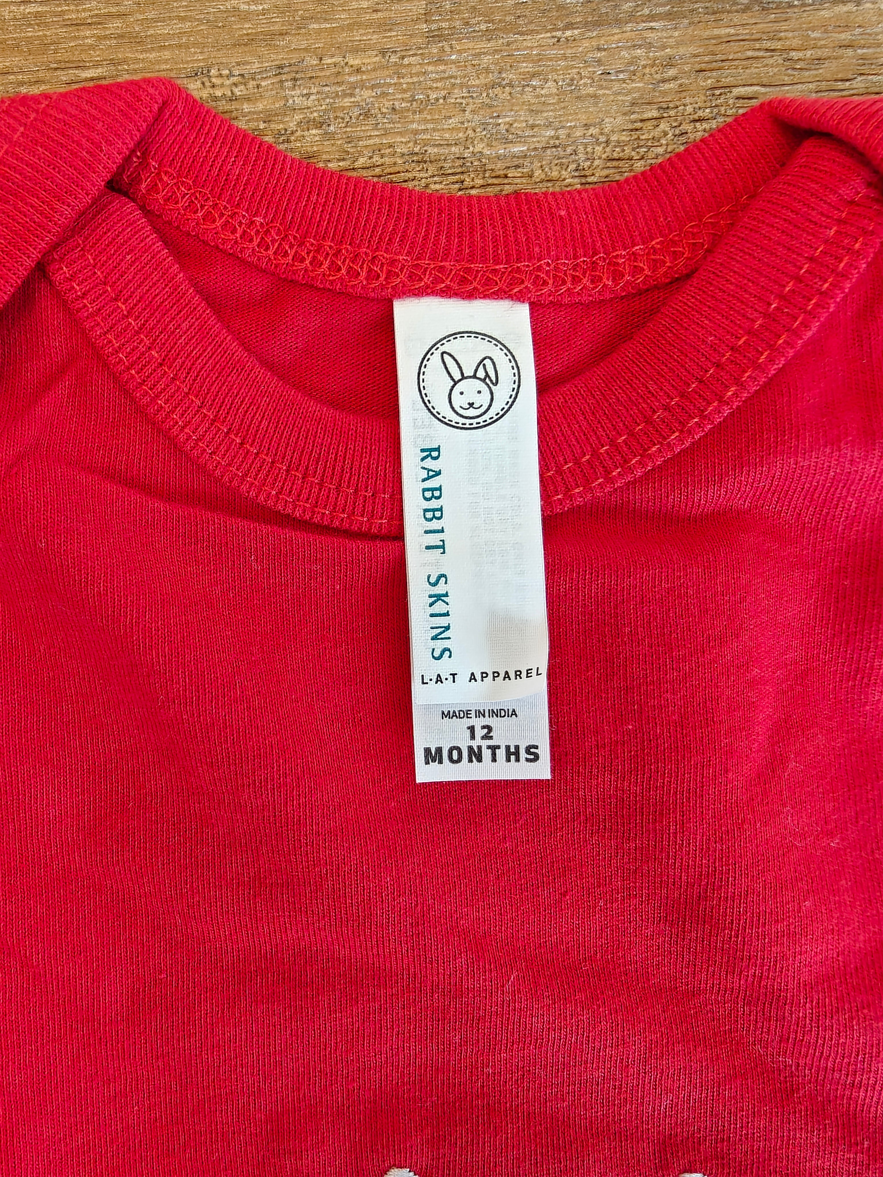 宝宝 (Bǎobao) Chinese embroidered Baby jersey bodysuit Chinese baby shower gifts