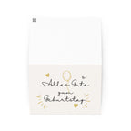 Alles gute zum Geburtstag gold balloon Greeting card by La Vie Bien