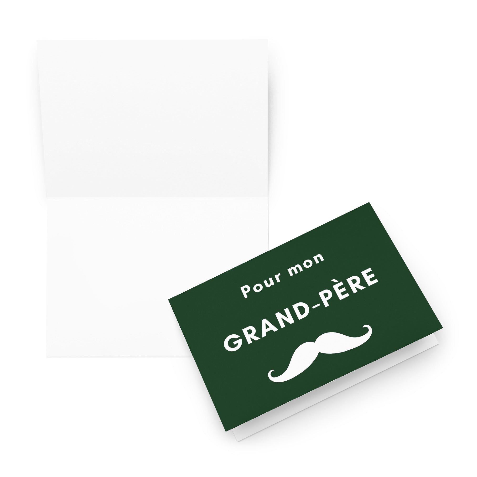 Pour mon grand-père moustache Greeting card