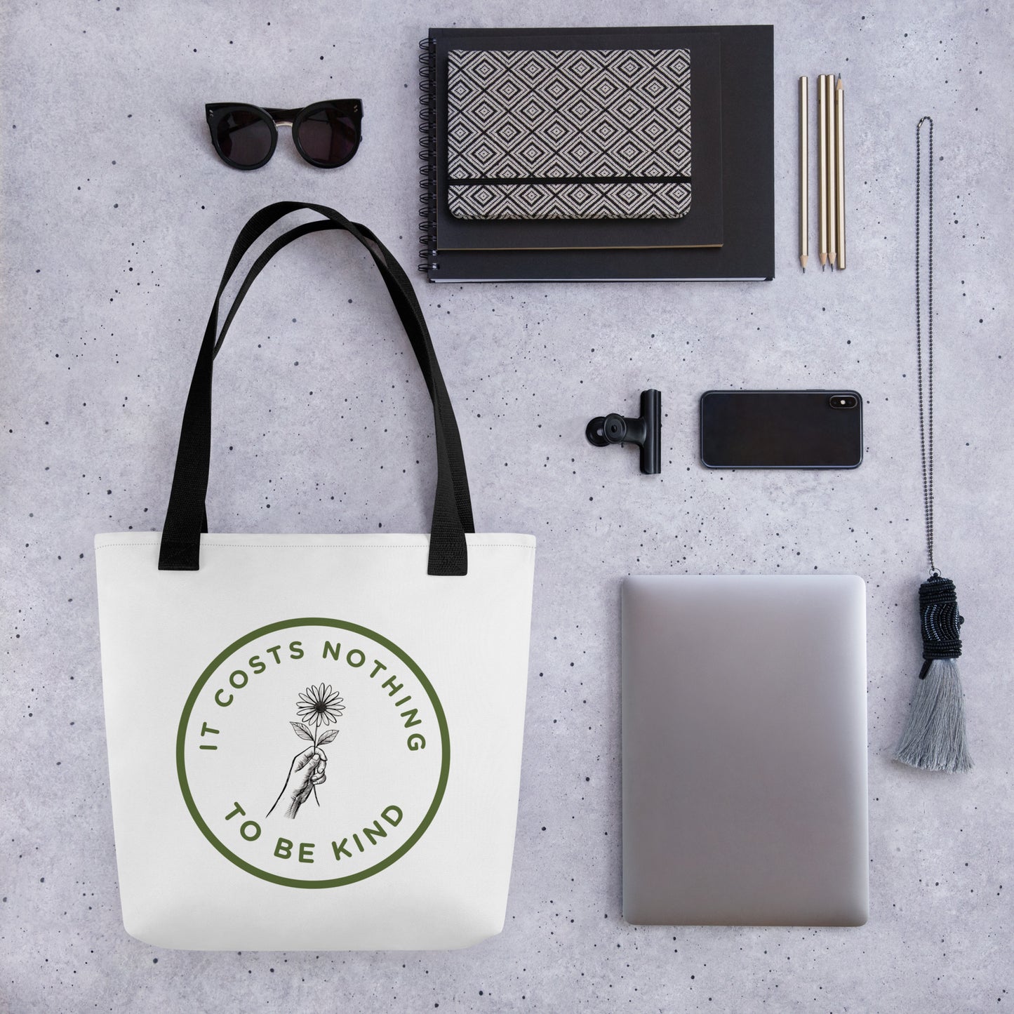 It costs nothing to be kind tote bag