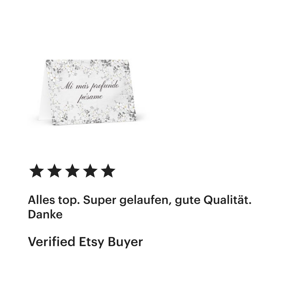 Mi más profundo pésame Spanish elegant floral black and white sympathy card, blank inside with envelope