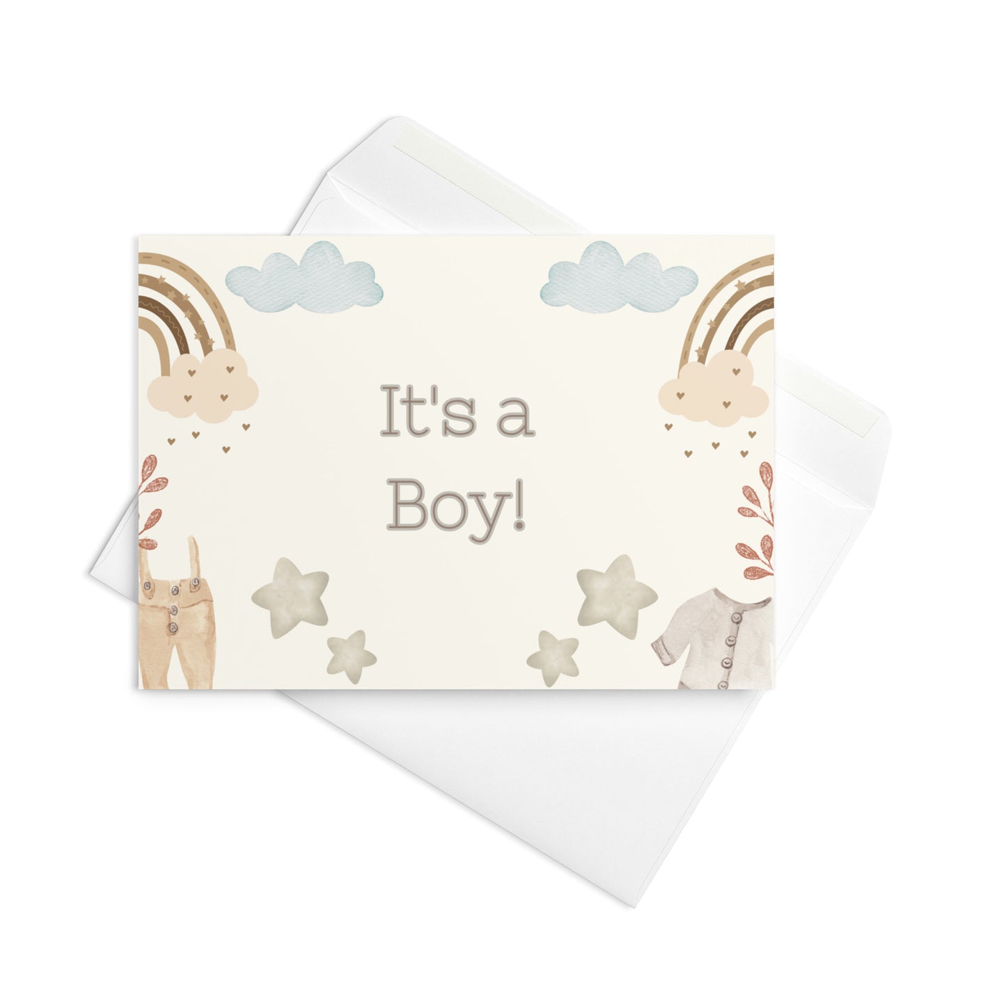 It's a boy Greeting card