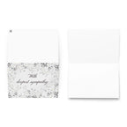 With deepest sympathy Greeting card by La Vie Bien