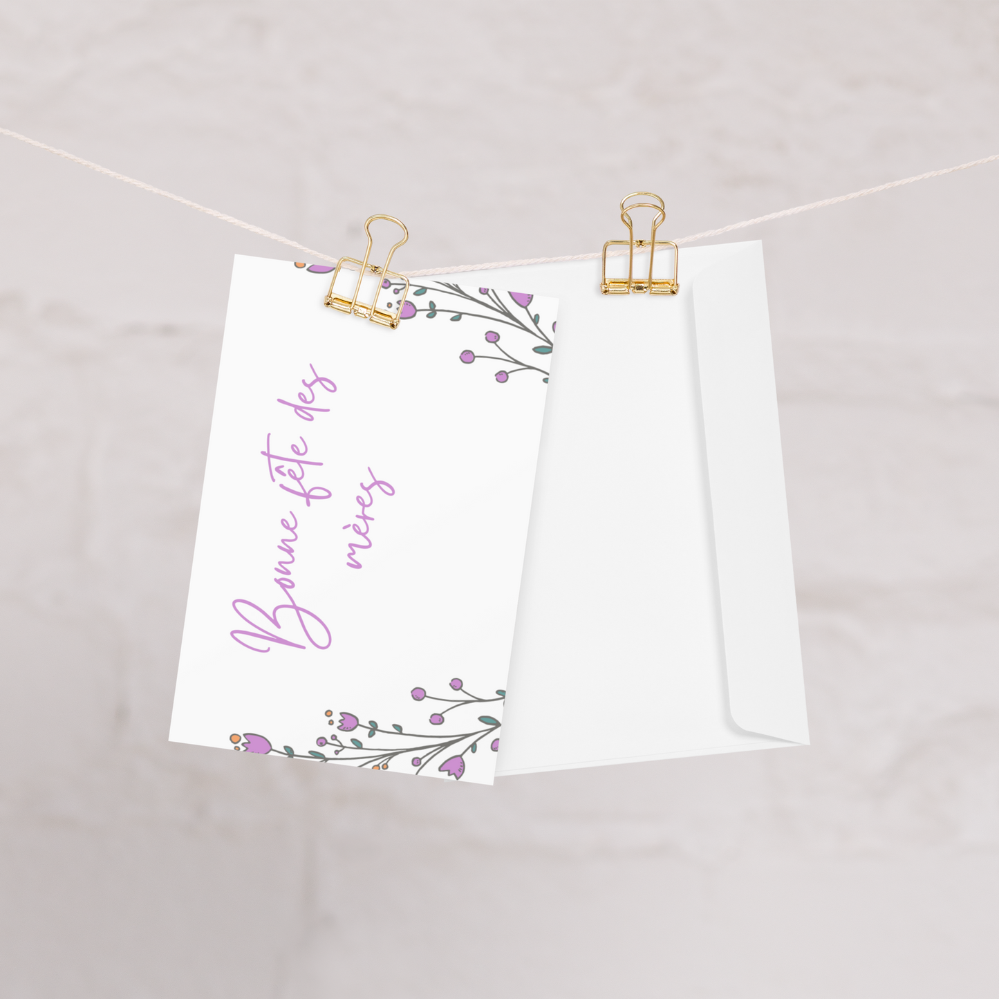 Bonne fête des mères Greeting card