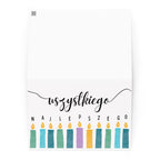 Wszystkiego Najlepszego birthday Greeting card by La Vie Bien