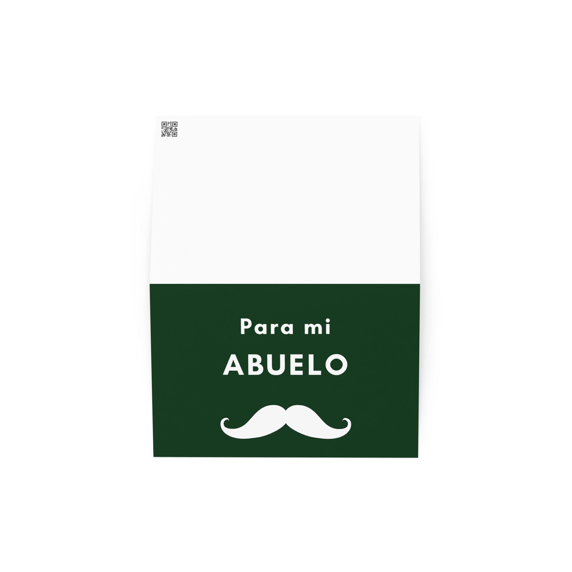 Para mi abuelo moustache Greeting card