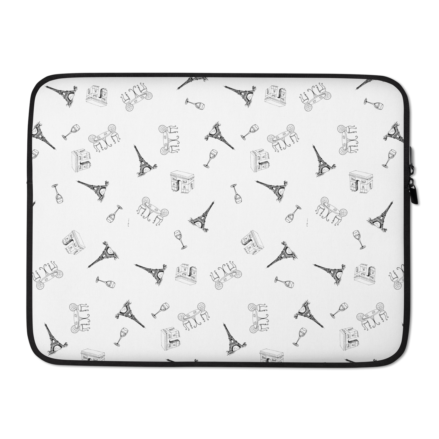 Paris chic Laptop Sleeve (13" or 15")