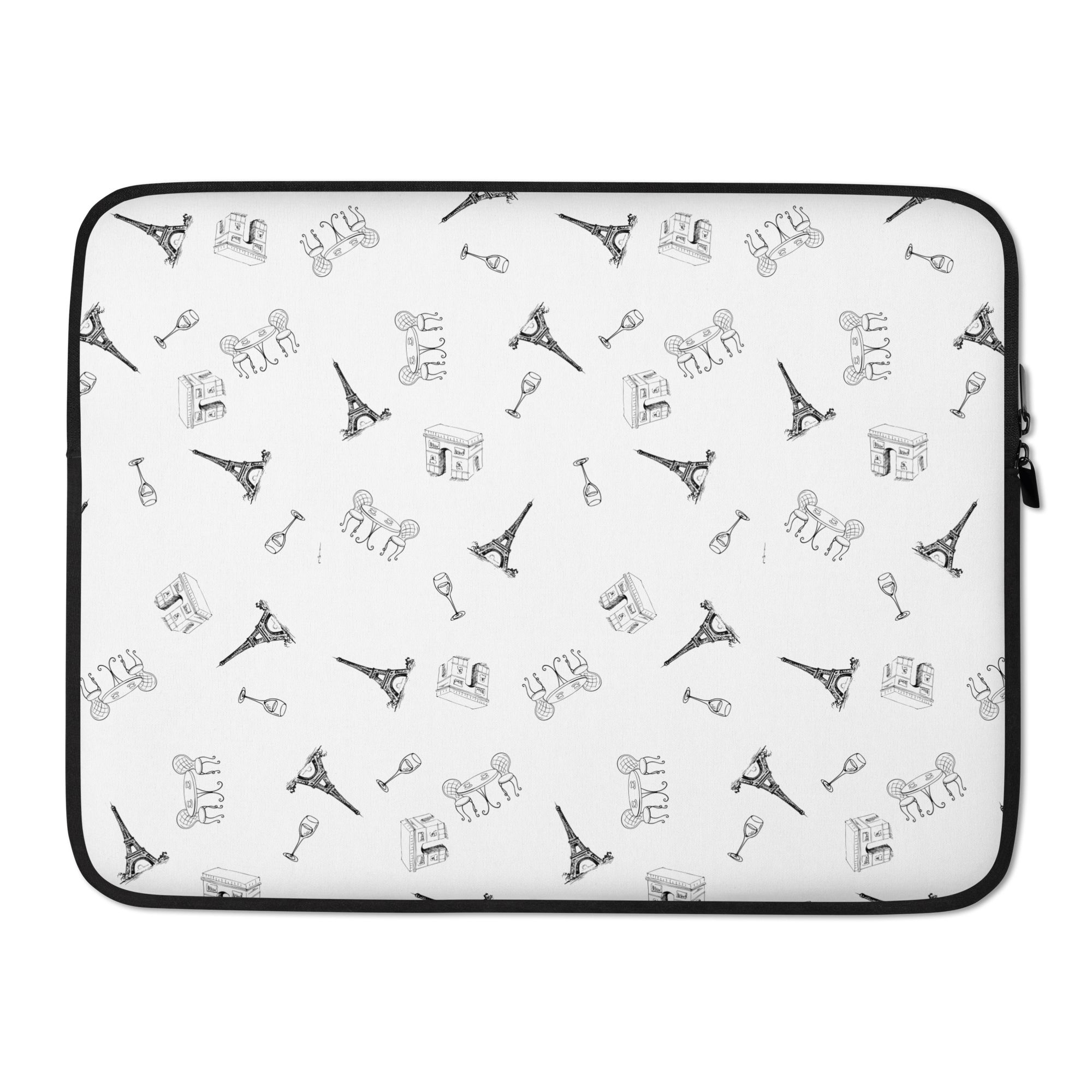 Paris chic Laptop Sleeve (13" or 15")