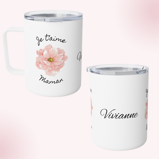Personalized French mug pour maman