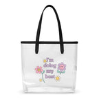 I'm doing my best Clear tote bag by La Vie Bien