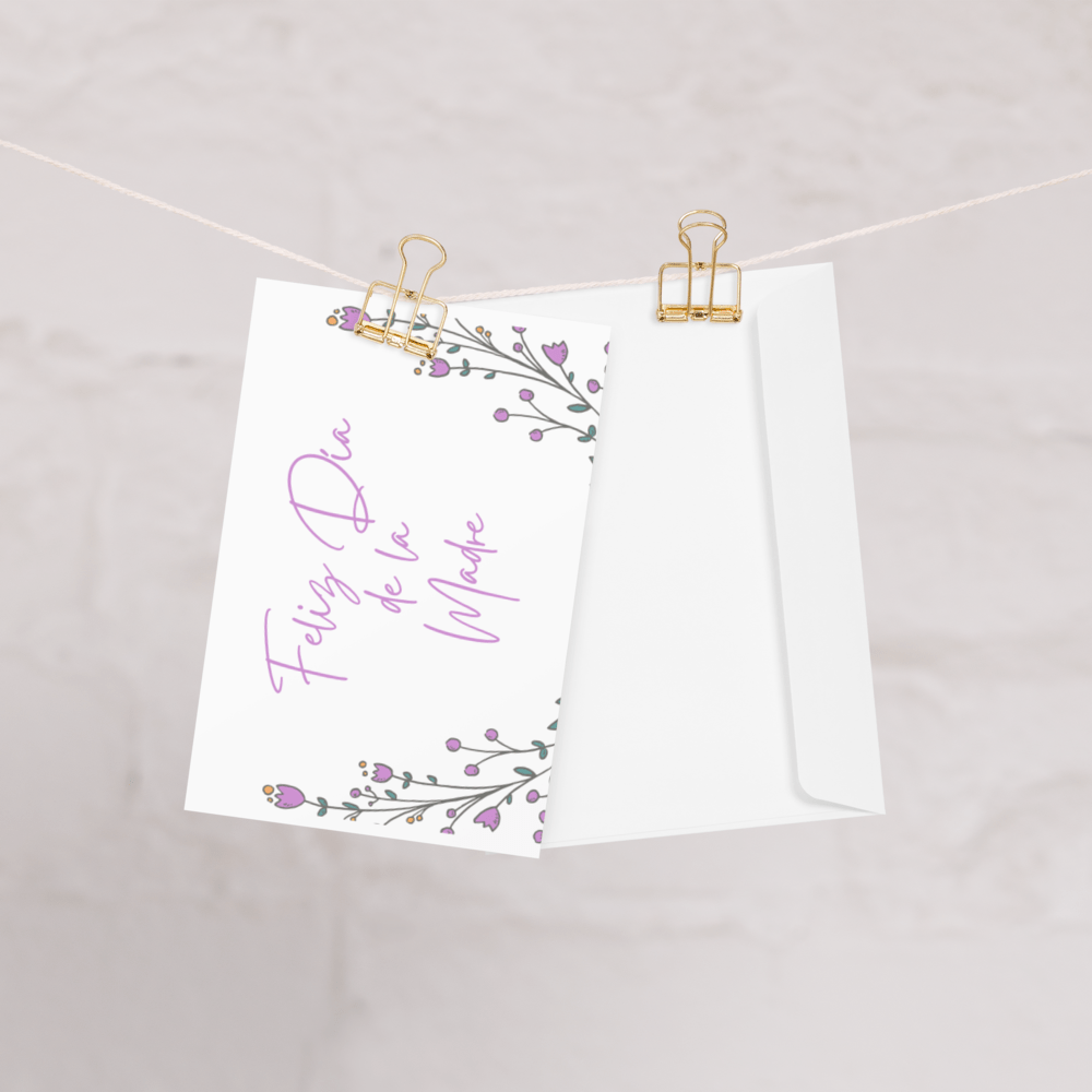 Feliz Día de la Madre Greeting card, Mother's day