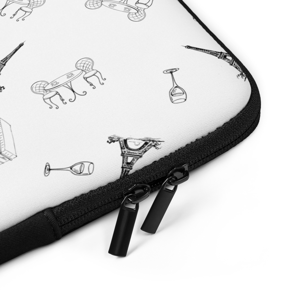 Paris chic Laptop Sleeve (13" or 15")