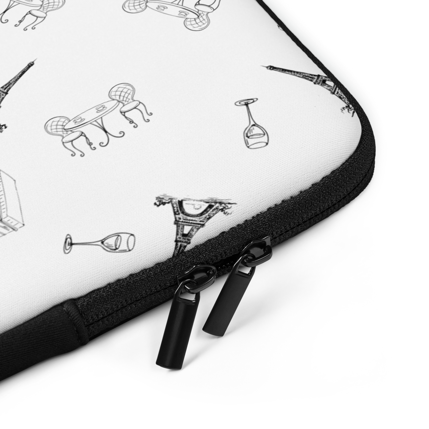 Paris chic Laptop Sleeve (13" or 15")