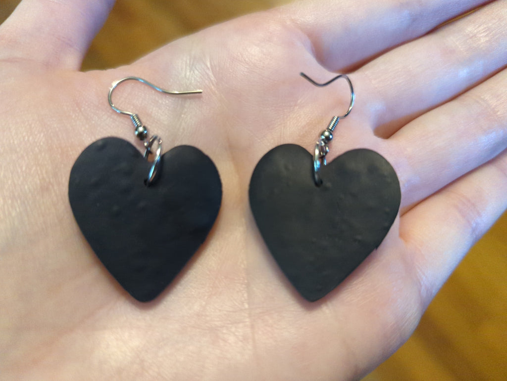 No thx polymer clay earrings, for pierced ears