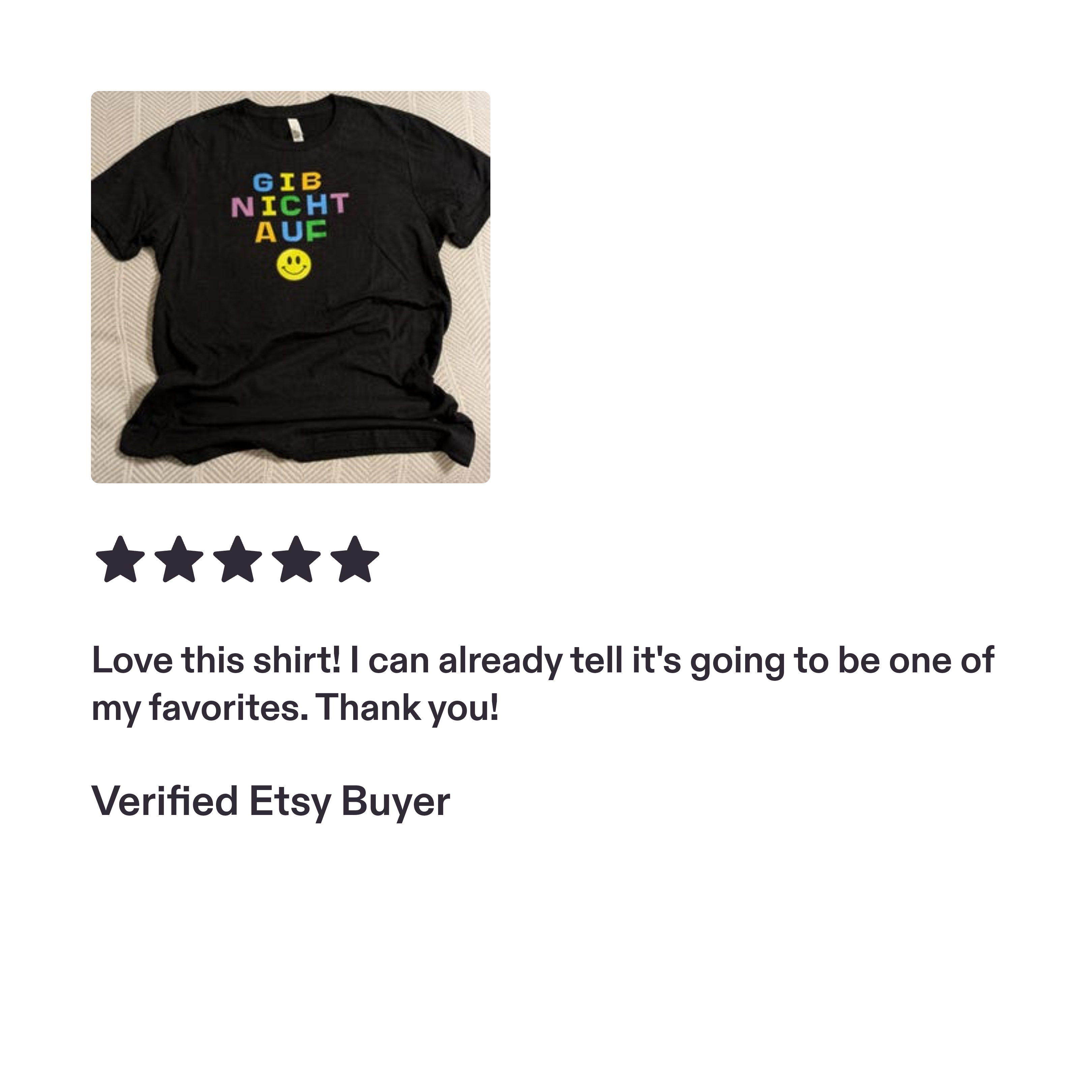Gib nicht auf (don't give up) Unisex t-shirt
