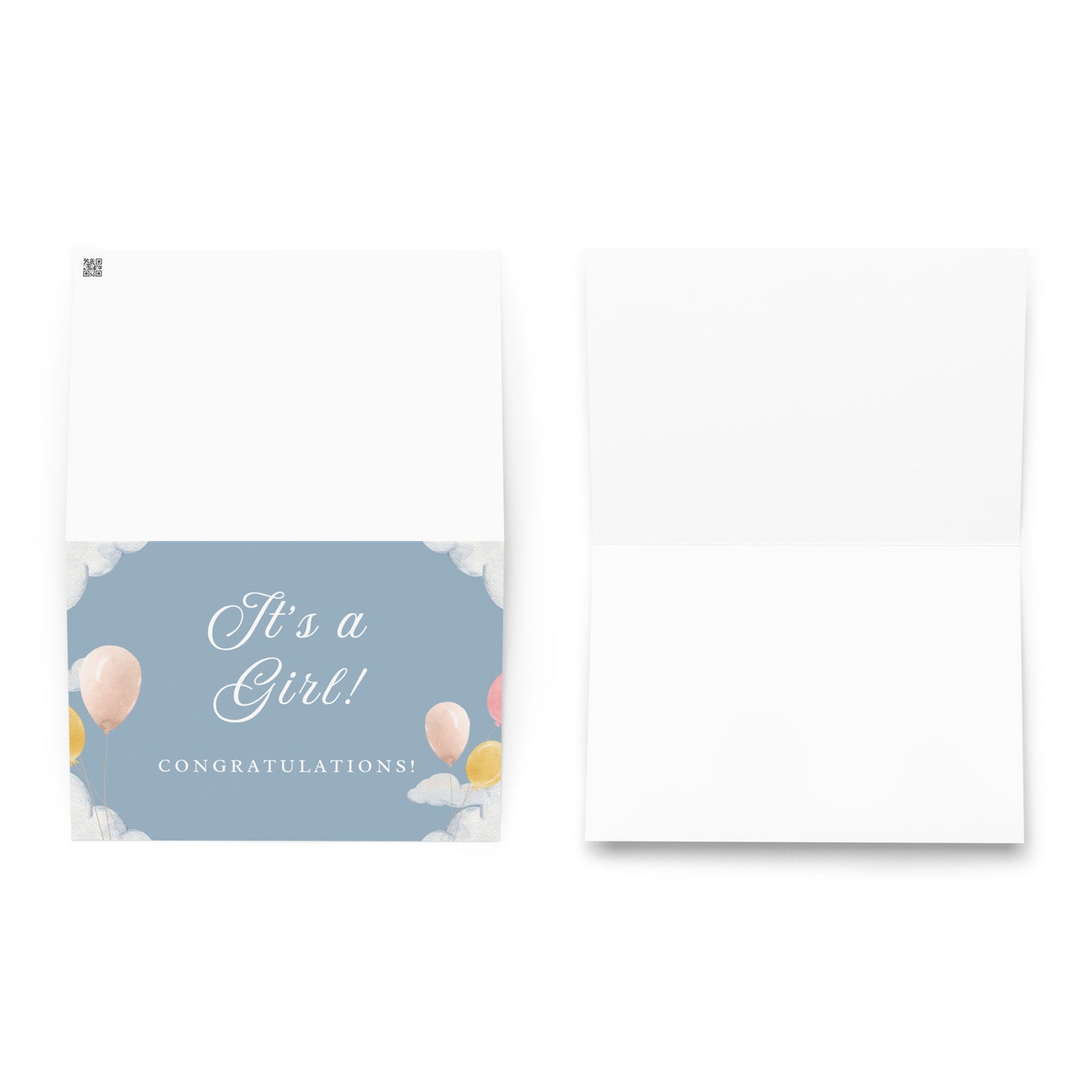 It's a girl Greeting card